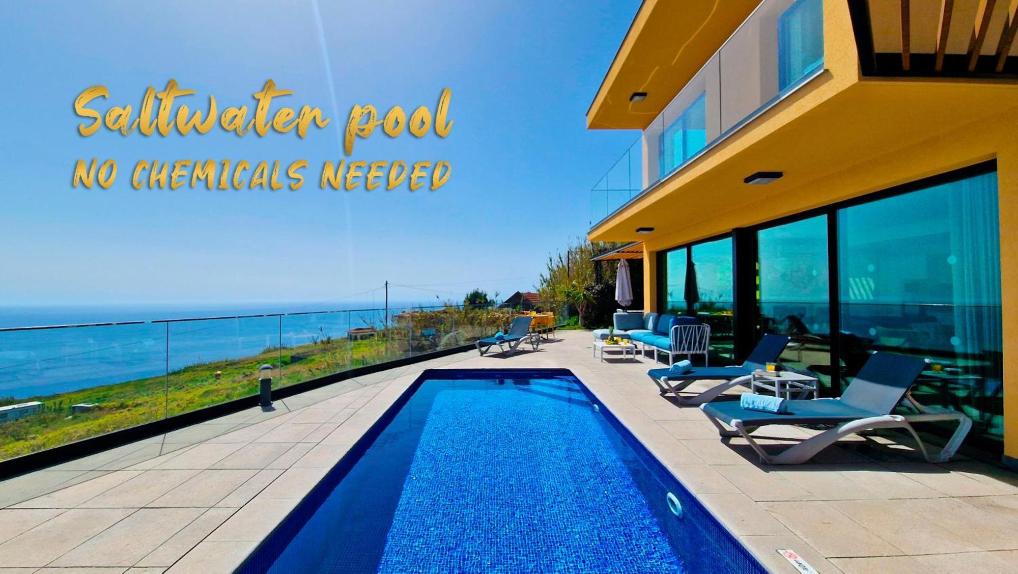 Eden Sun - A Modern Luxury Villa With A Panoramic View Prazeres Exterior foto