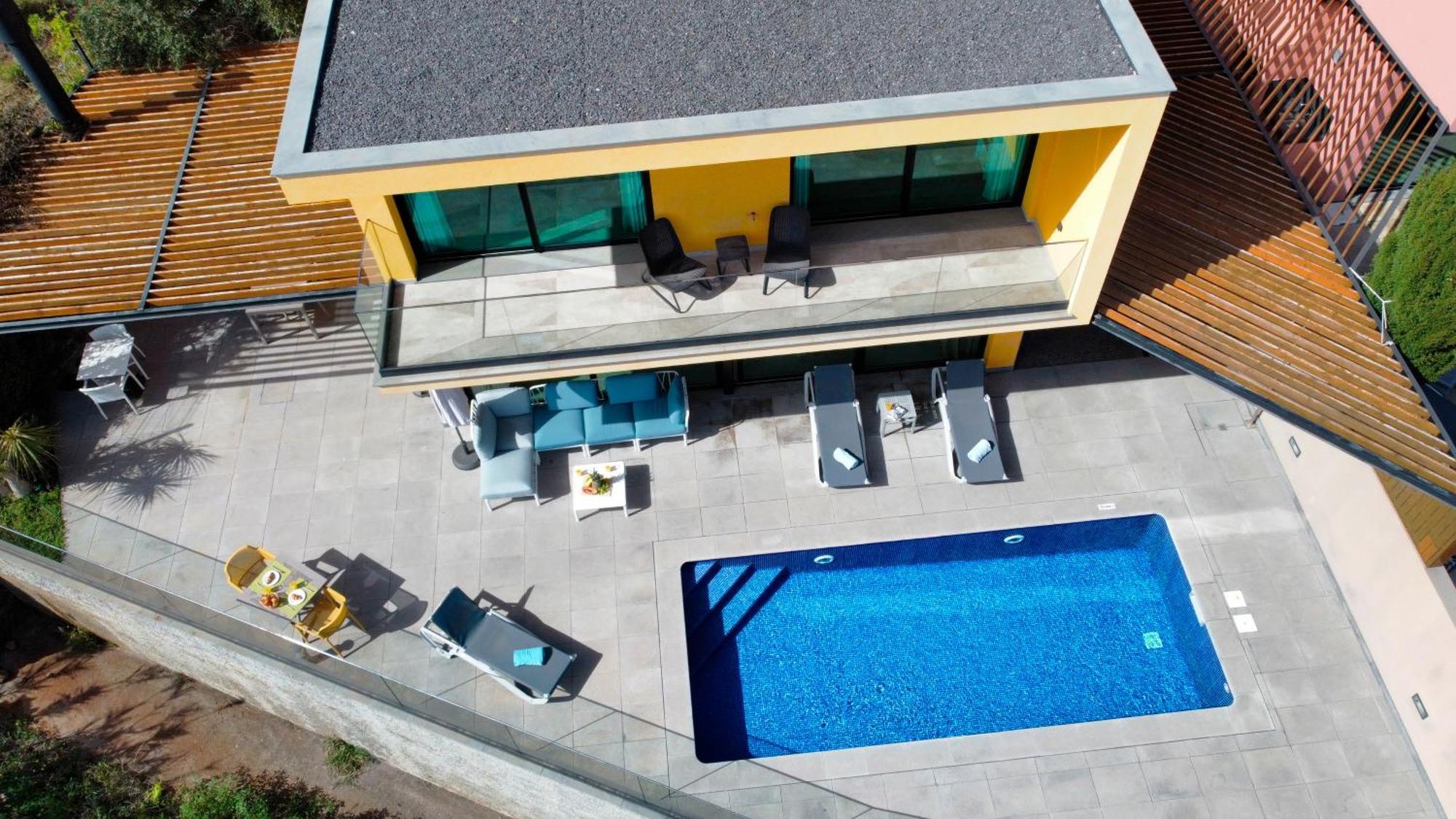 Eden Sun - A Modern Luxury Villa With A Panoramic View Prazeres Exterior foto