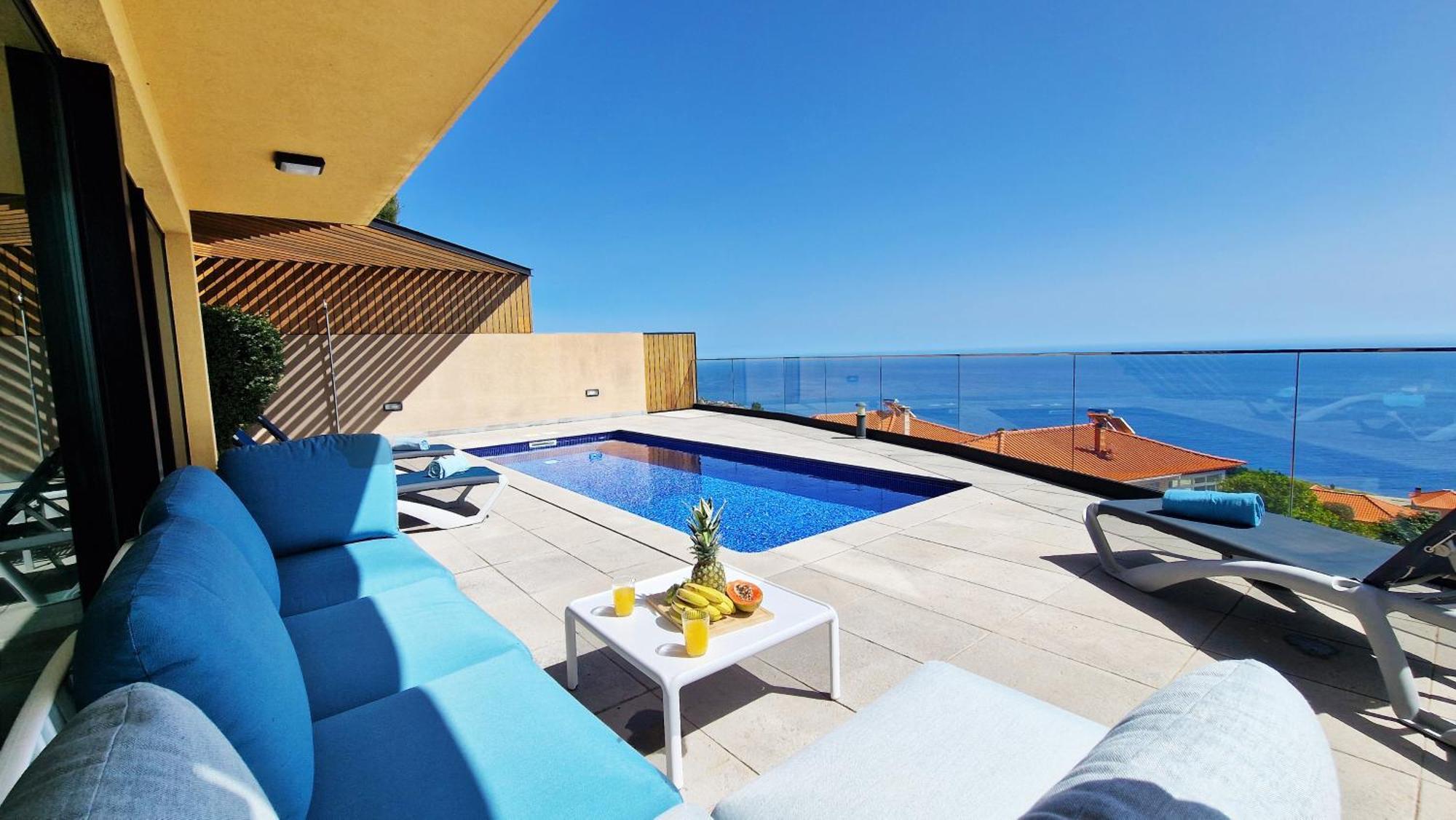 Eden Sun - A Modern Luxury Villa With A Panoramic View Prazeres Exterior foto